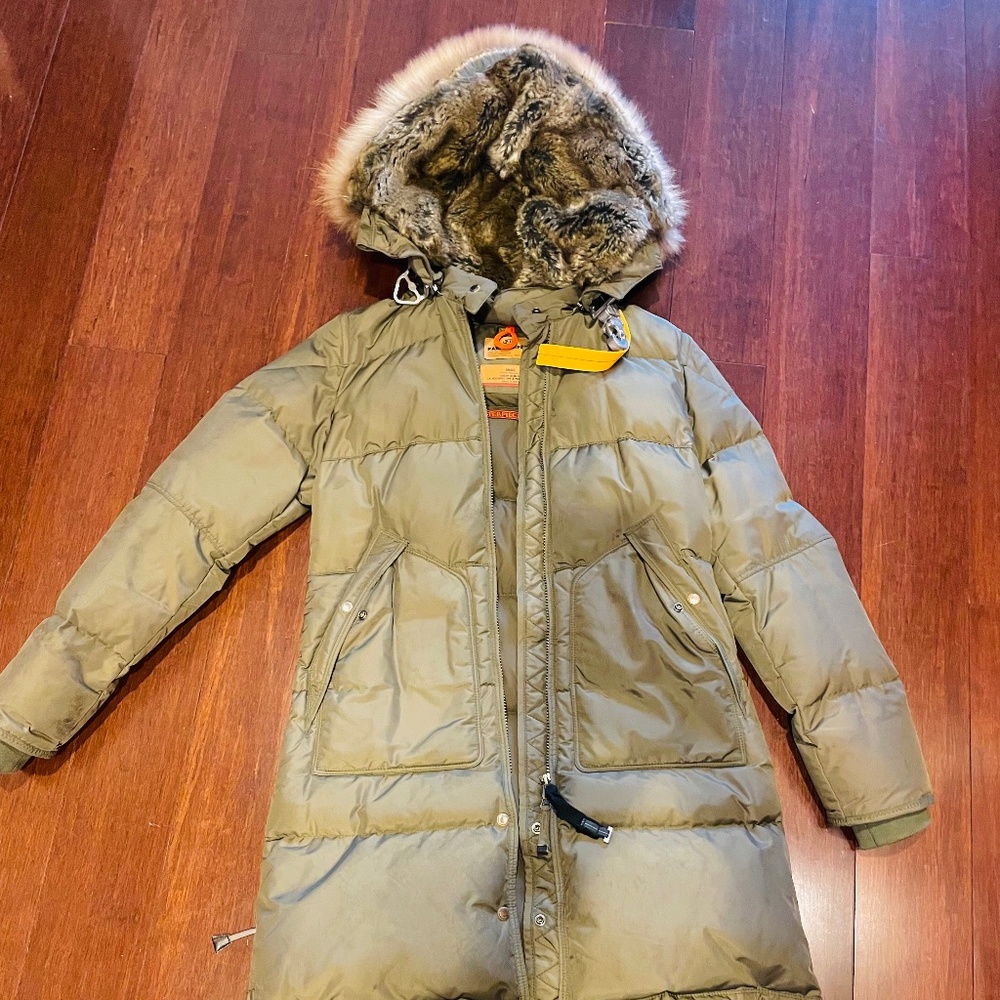 Parajumpers Long Bear Hooded Down - Taggia Olive